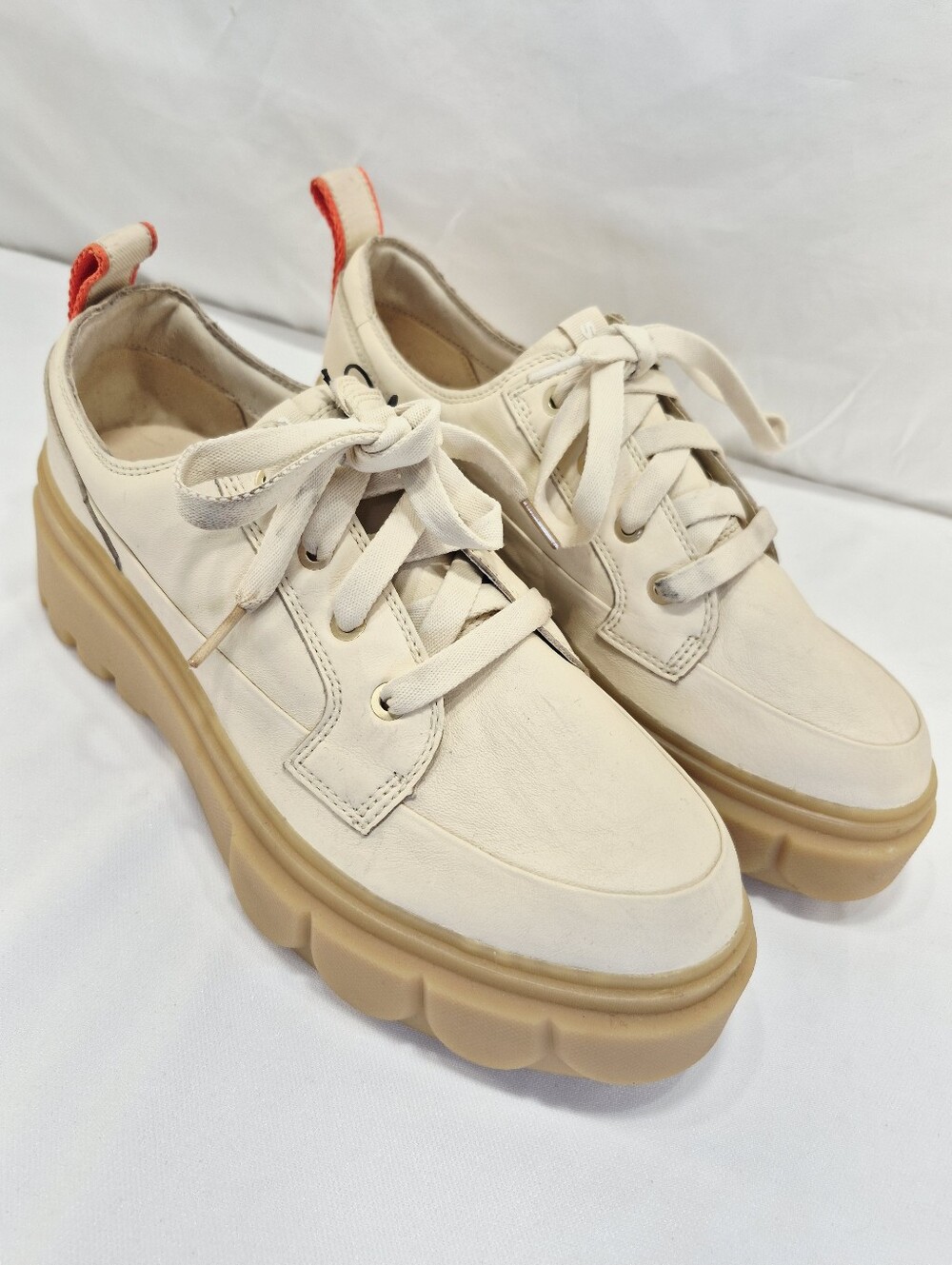 Sorel Caribou X Cream Waterproof Leather Platform Shoes Women's 11M NWT - Picture 3 of 13